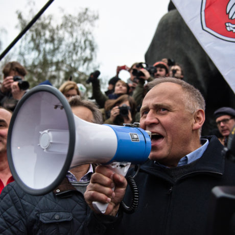 Opposisjondemonstrasjoner i Minsk, Belarus (Hviterussland) i 2015.